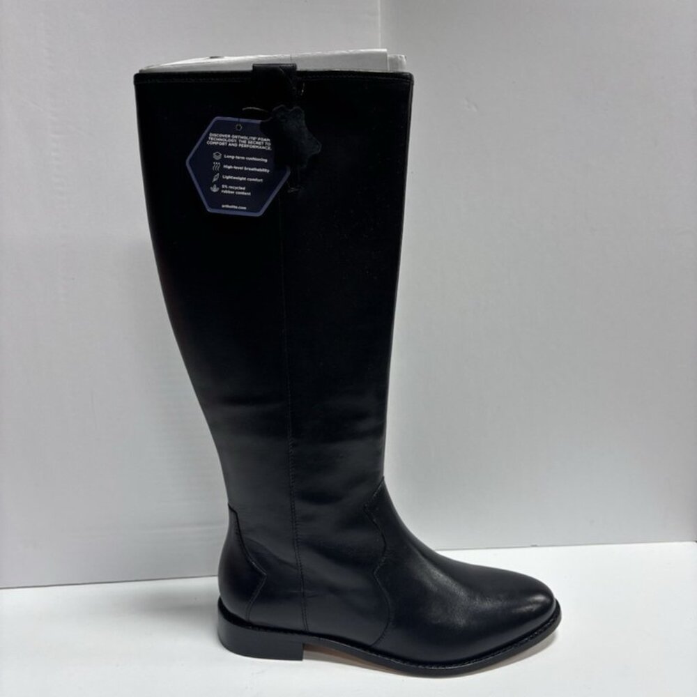 Anthony Veer Women’s Abigail, Black Knee High Boots, Size 6 D